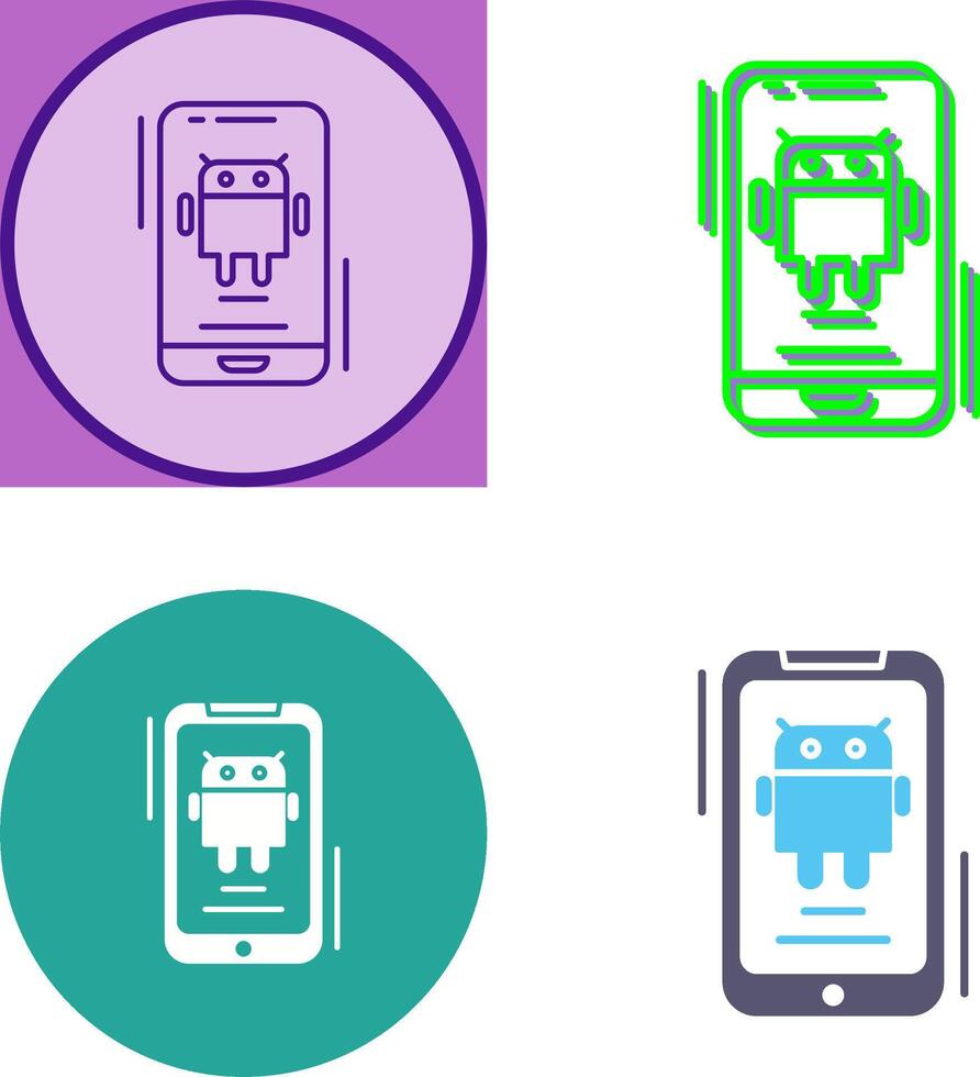 Android Icon Design vector