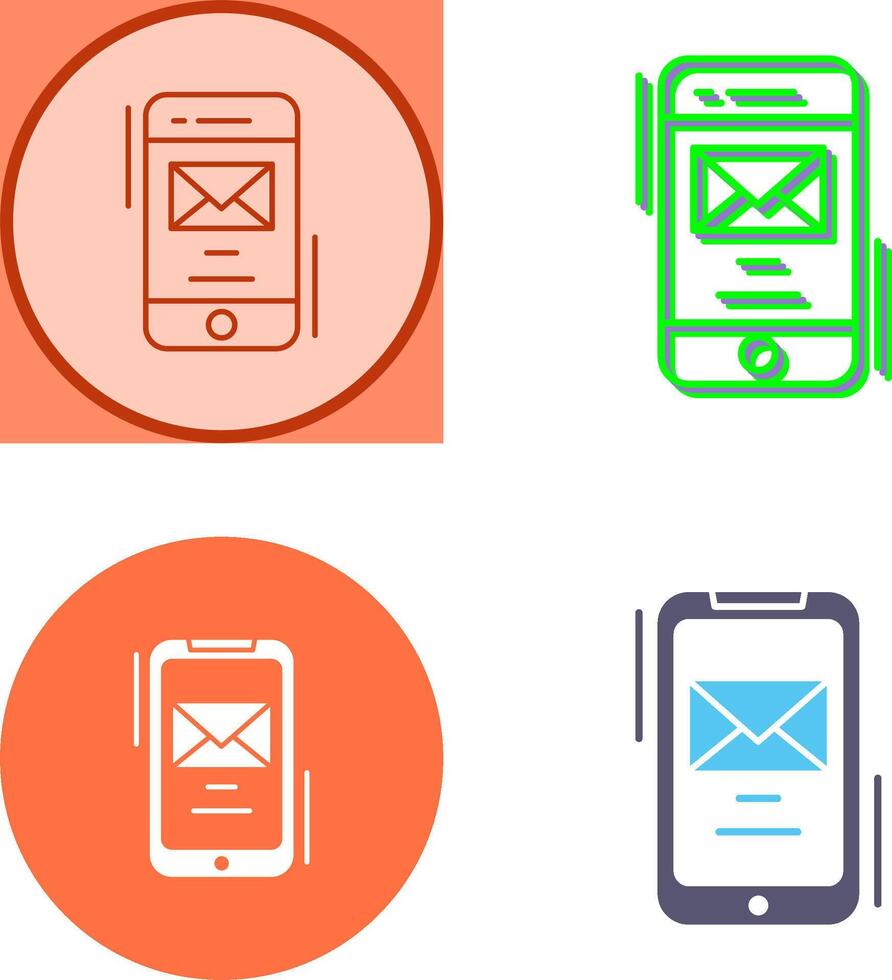 Mail Icon Design vector