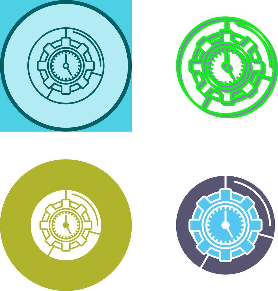 Time Management Icon Design vector