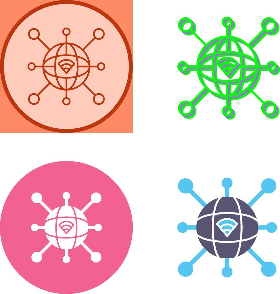Internet Icon Design vector
