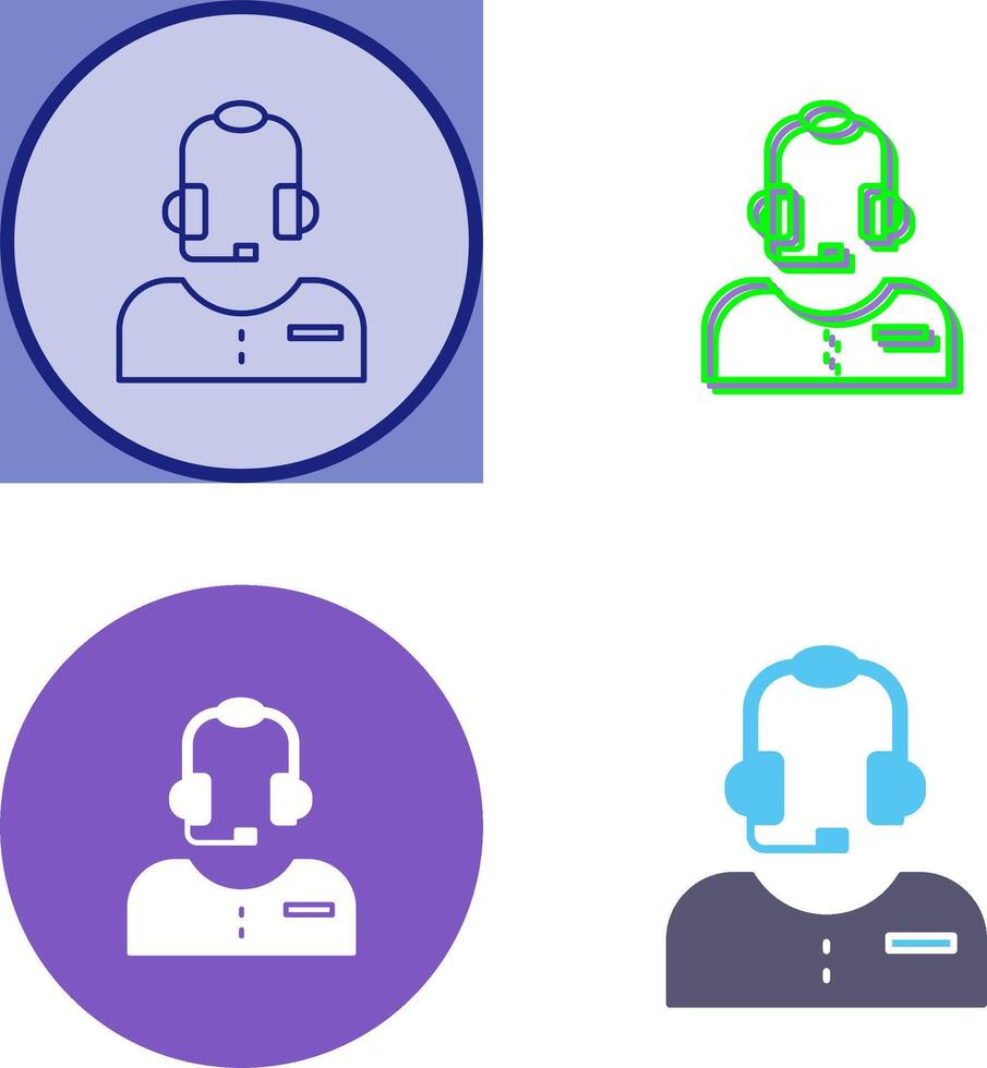 Customer Service Icon Design vector