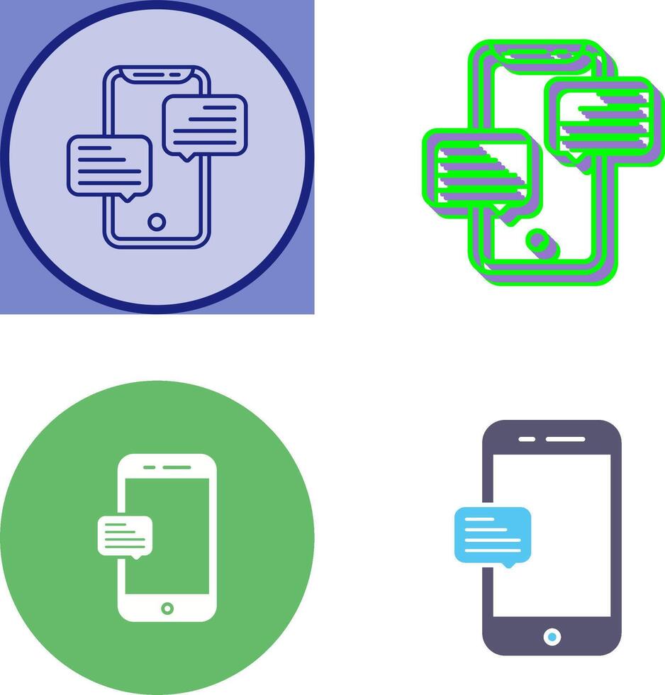 Chat Icon Design vector