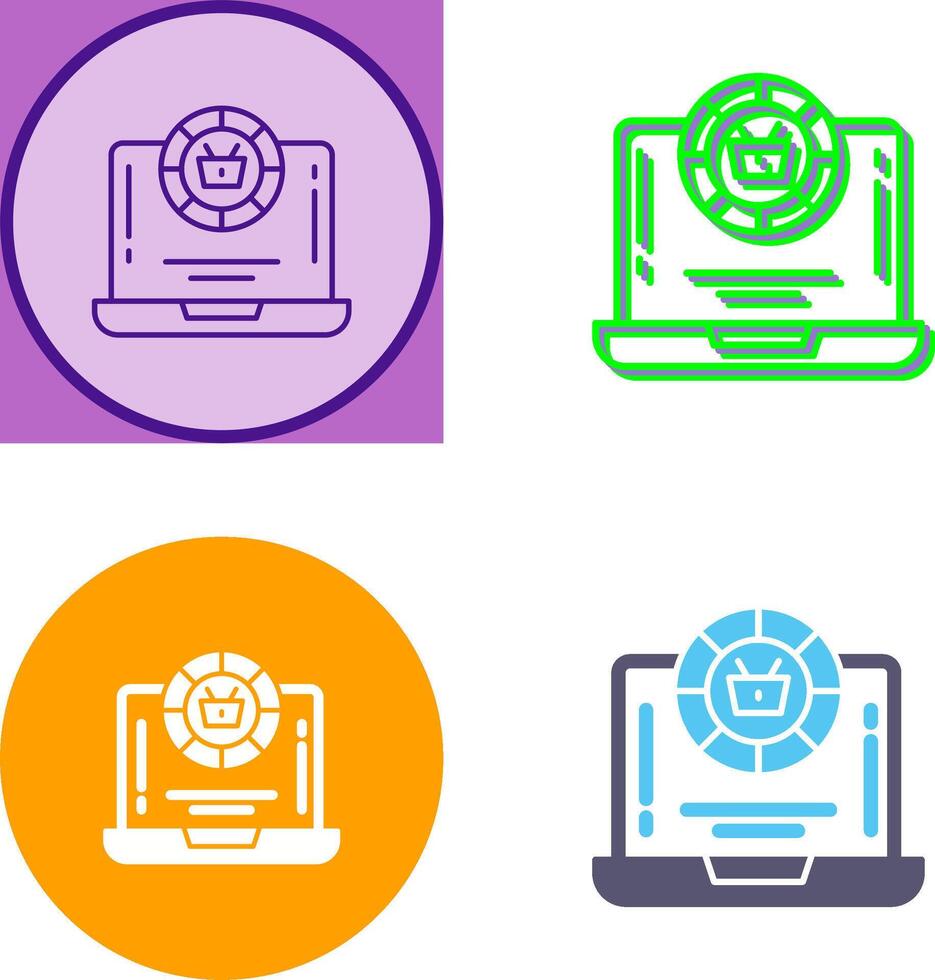 Token Icon Design vector