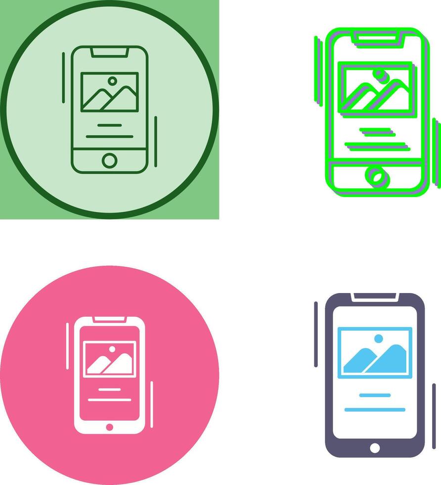 Gallery Icon Design vector