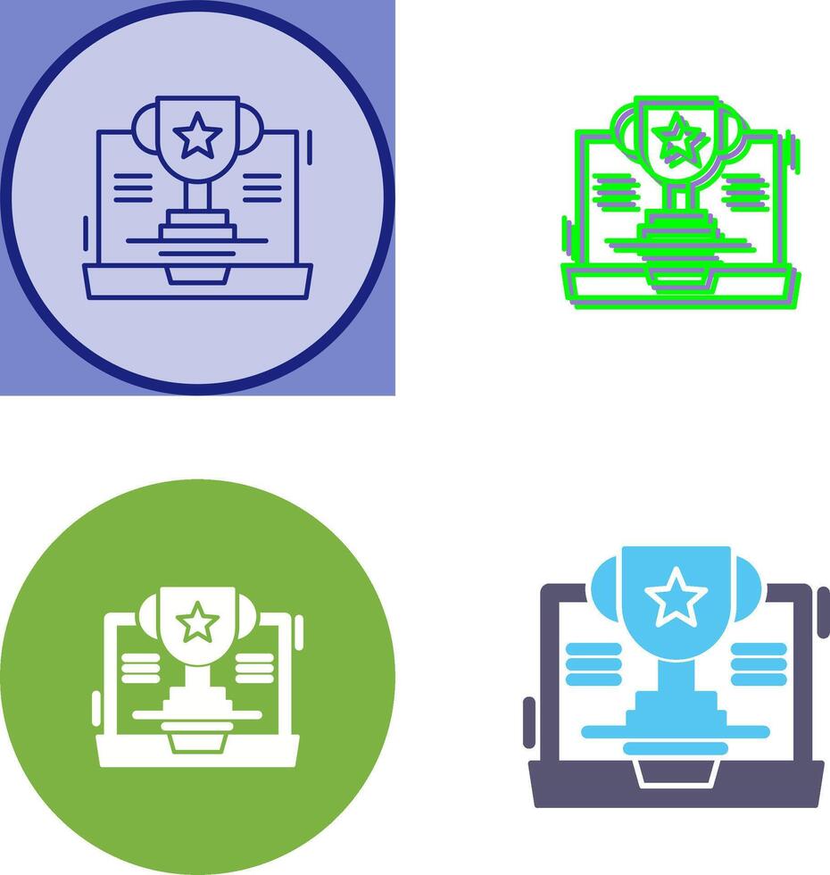 Trophy Icon Design vector