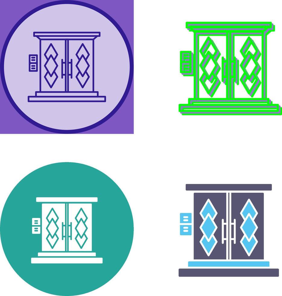 Door Icon Design vector
