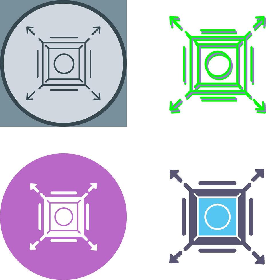 Maximize Icon Design vector