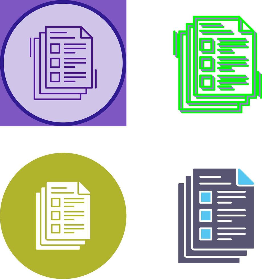 Notes Icon Design vector
