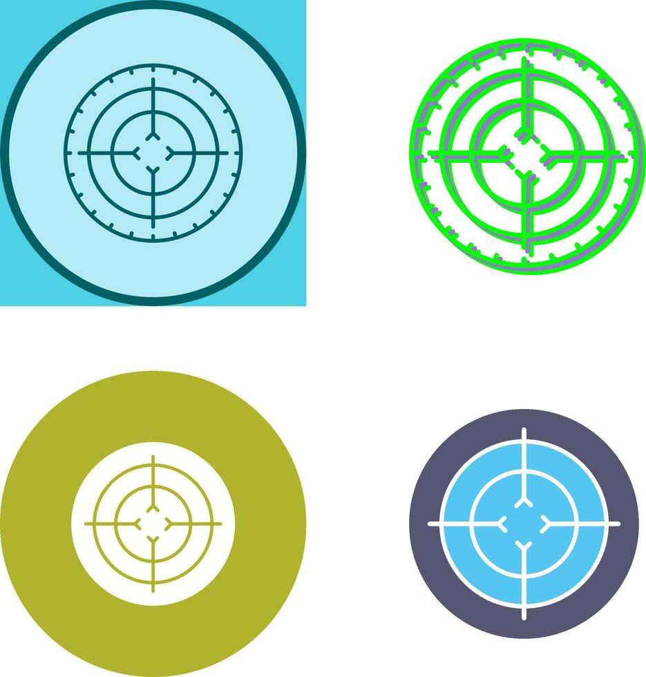 Target Icon Design vector
