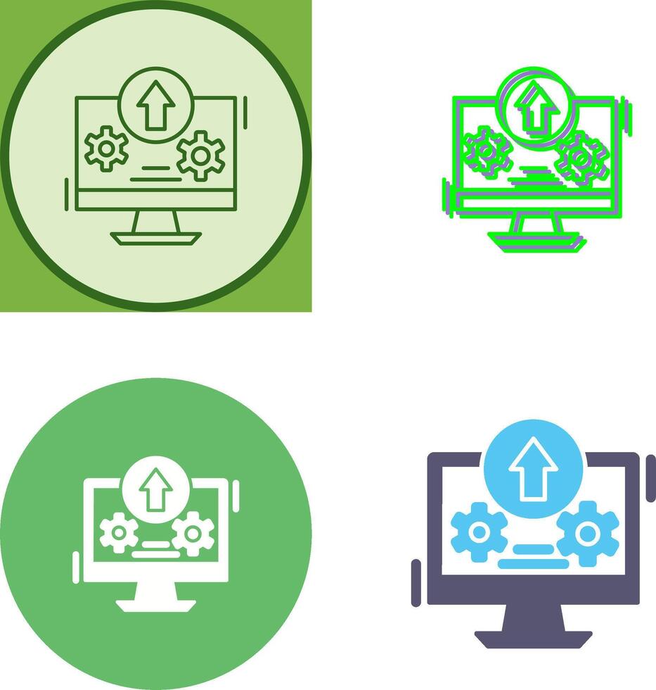 Upload Icon Design vector