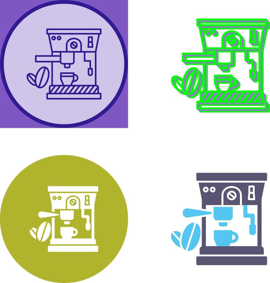 Coffee Machine Icon Design vector