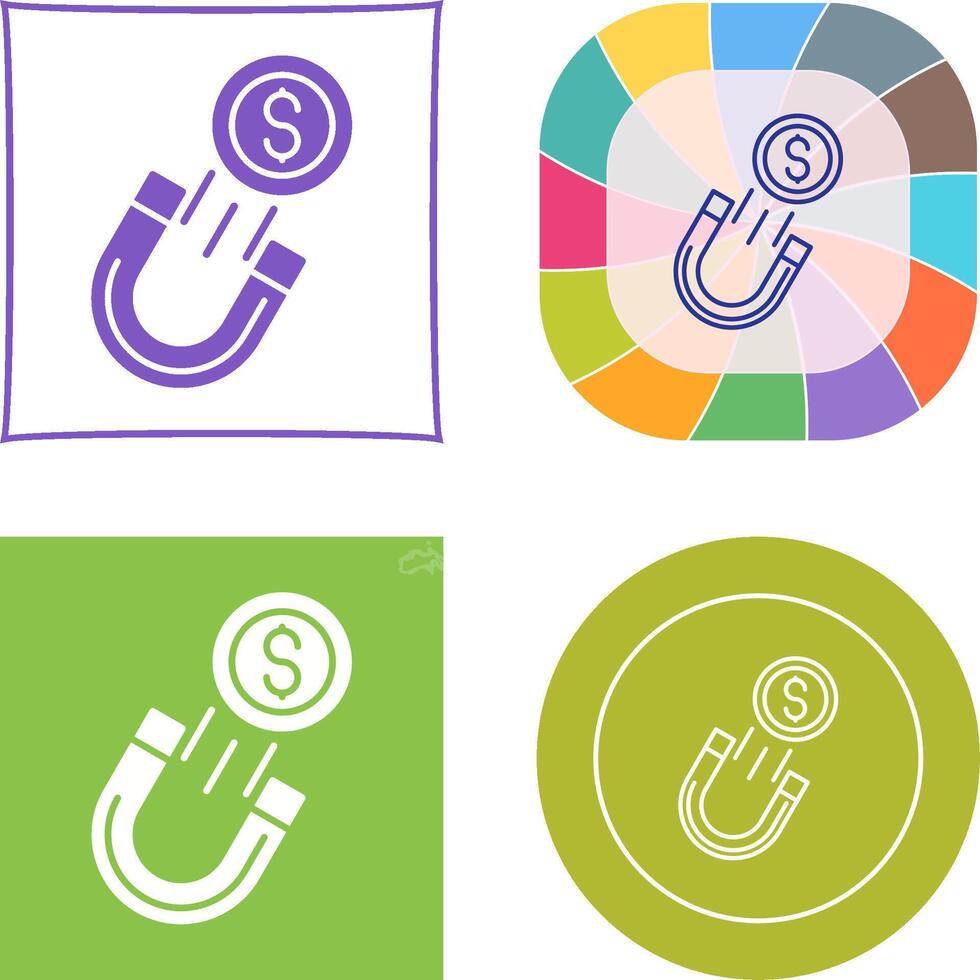 Stealing Money Icon Design vector