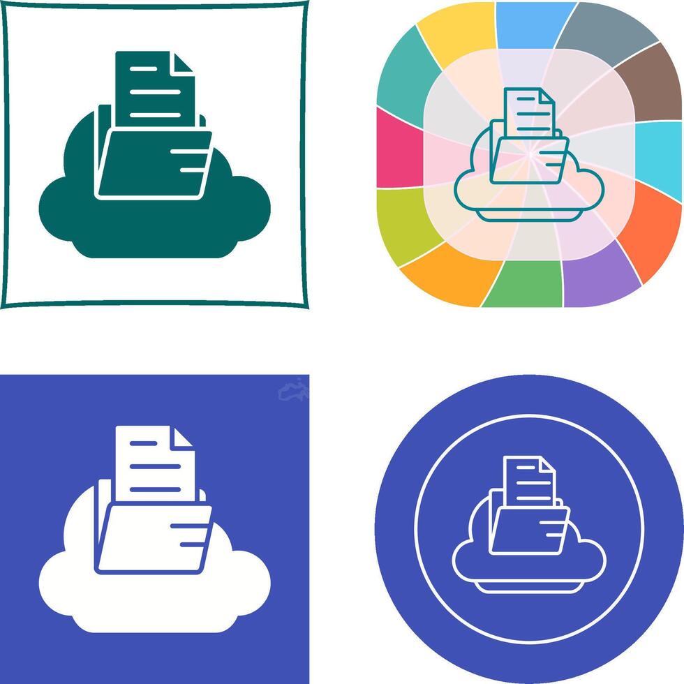 Cloud Icon Design vector