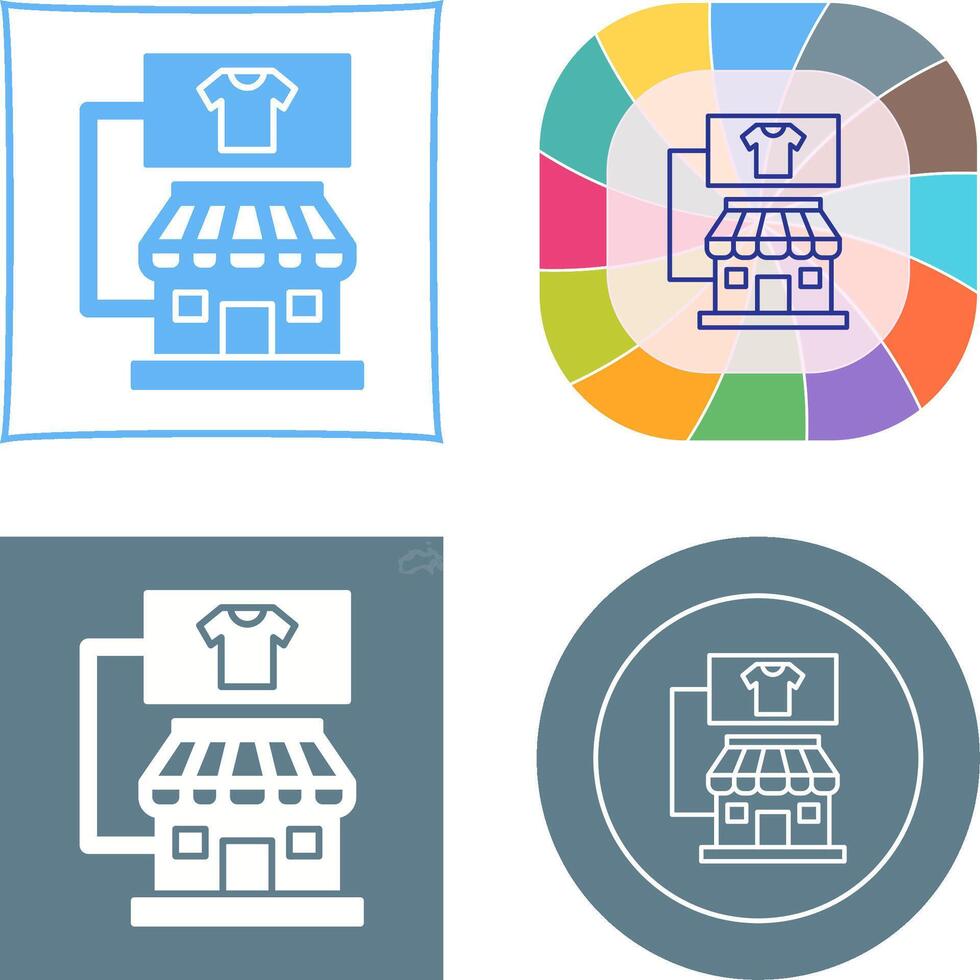 Store Icon Design vector