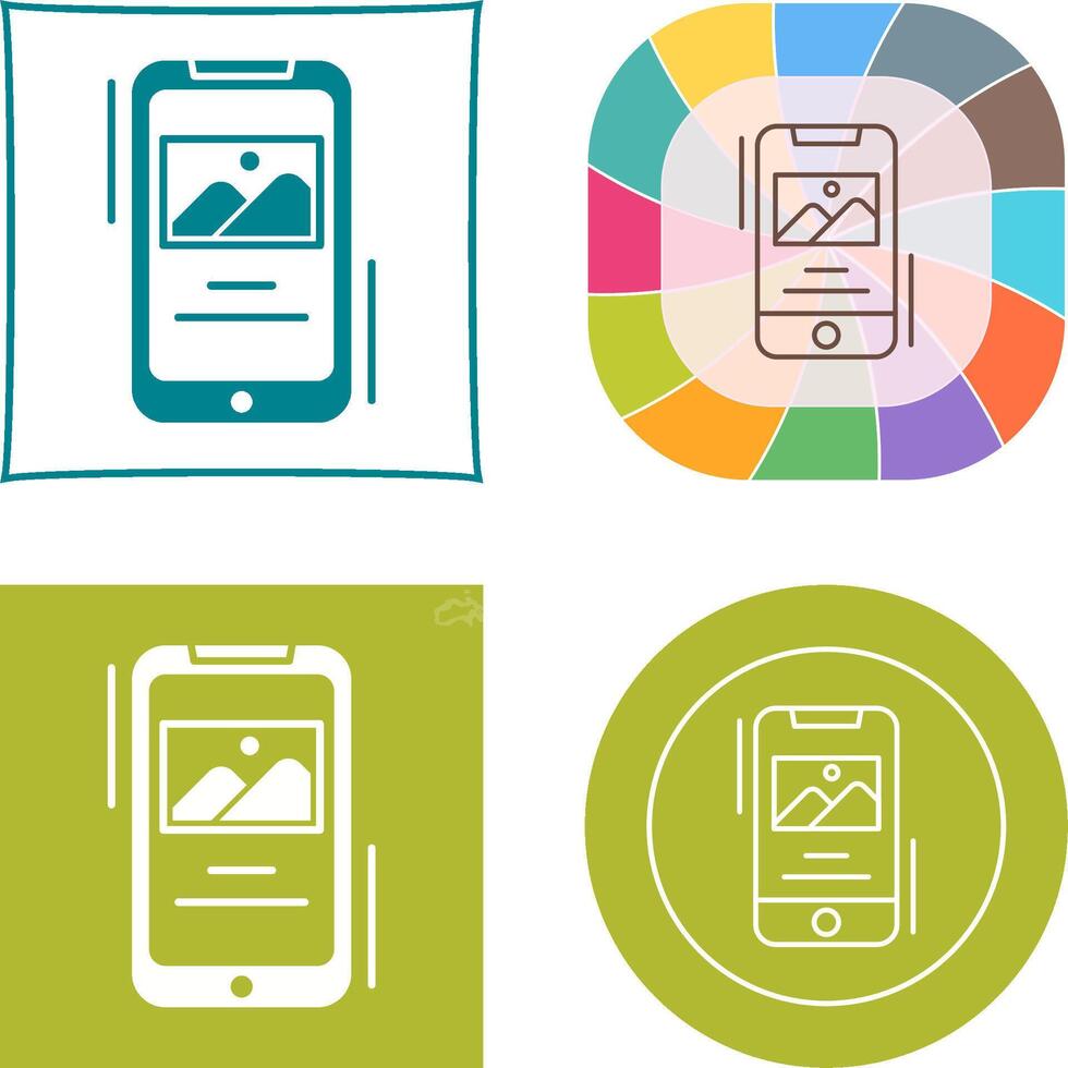 Gallery Icon Design vector