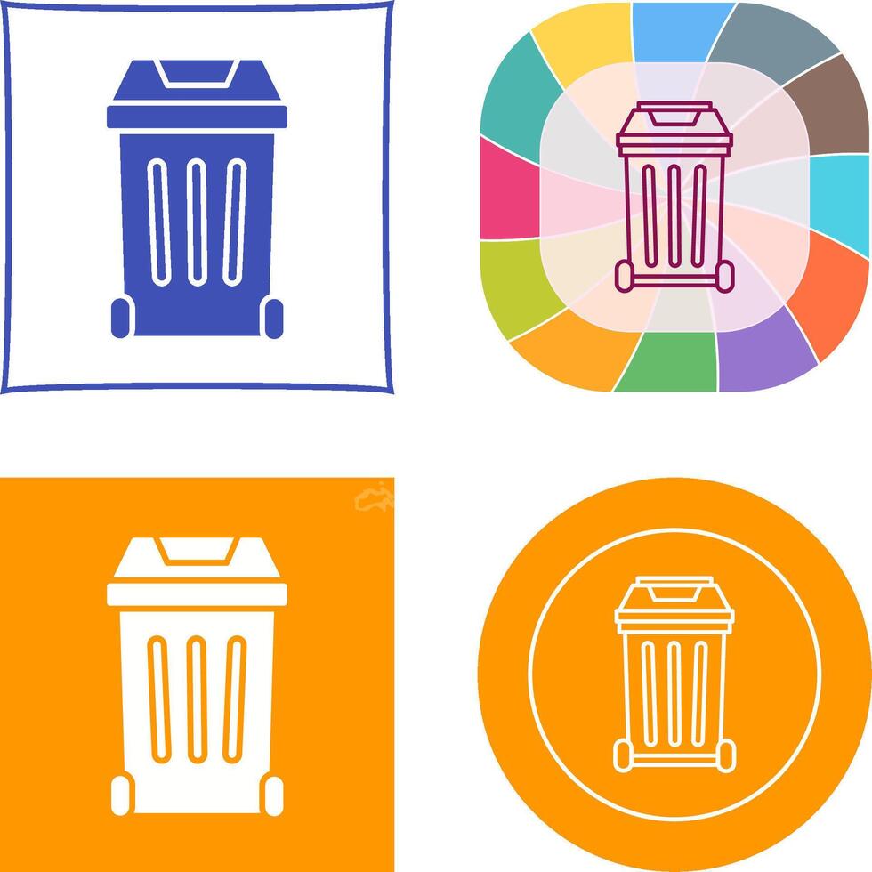 Garbage Icon Design vector