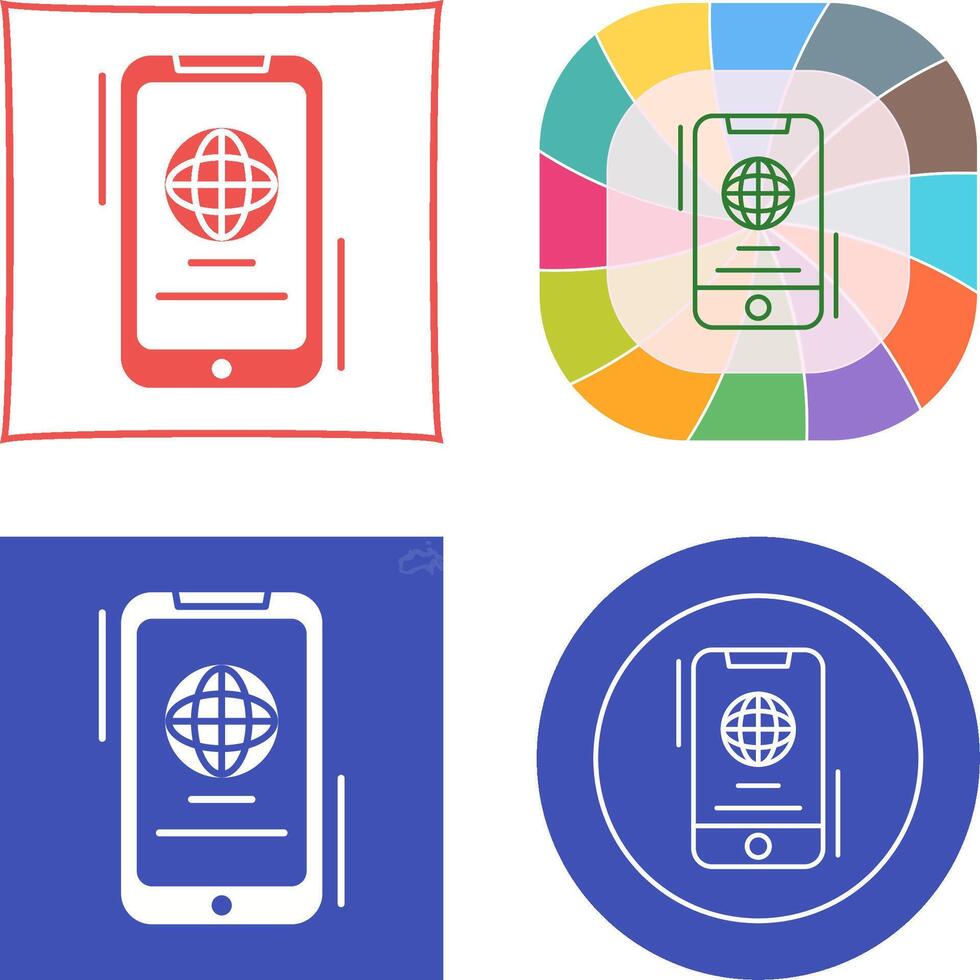 Browser Icon Design vector
