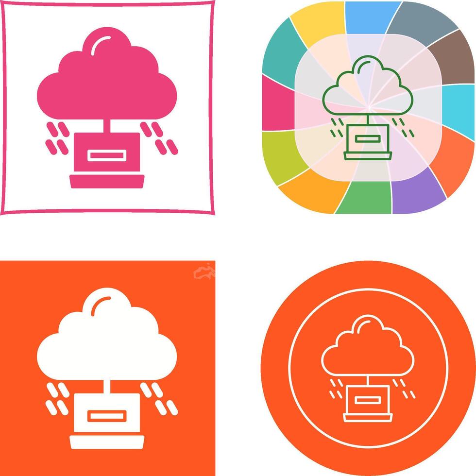 Cloud Computing Icon Design 44345764 Vector Art at Vecteezy