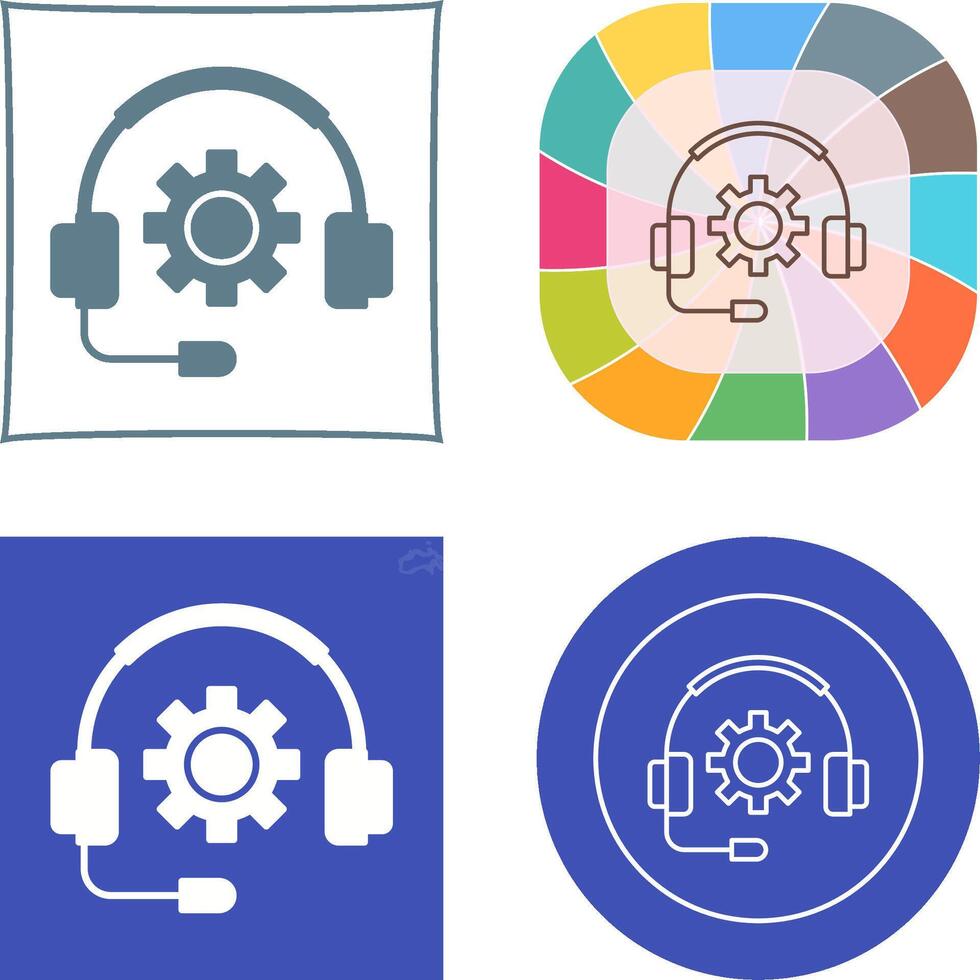 Customer Support Icon Design vector