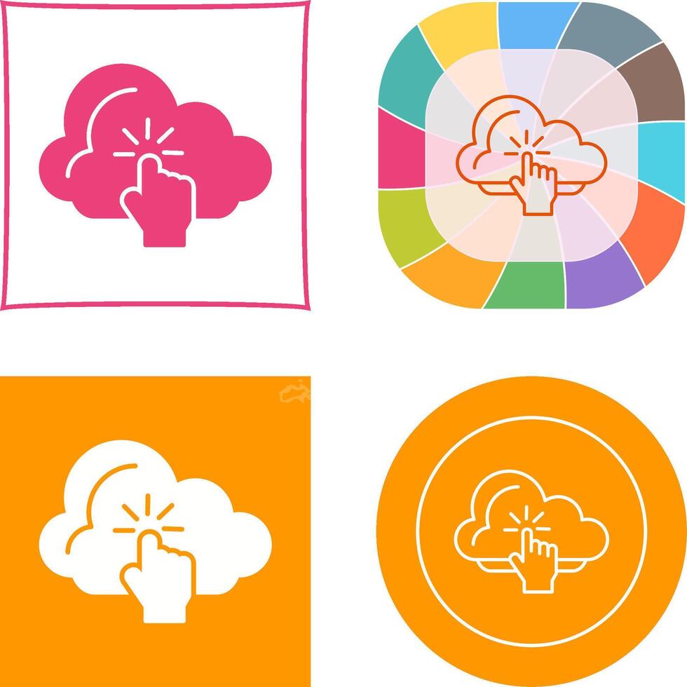 Cloud Computing Icon Design 44345816 Vector Art at Vecteezy