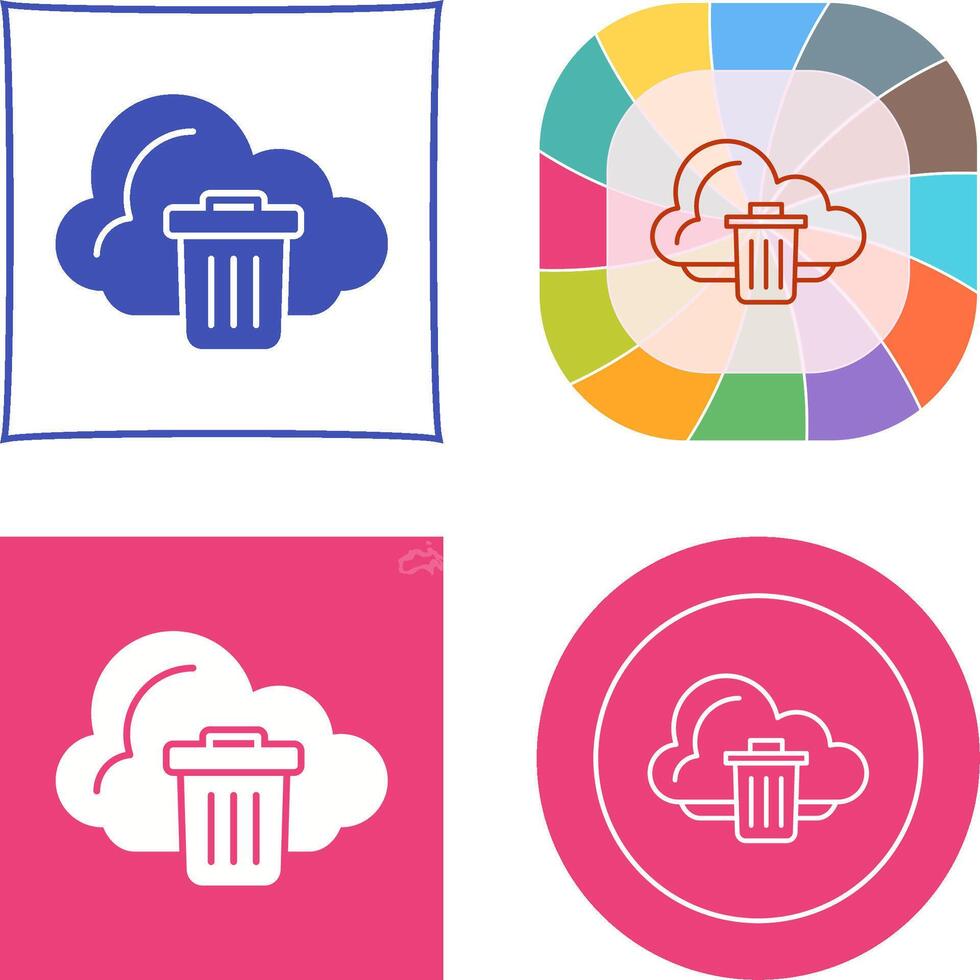 Trash Icon Design vector