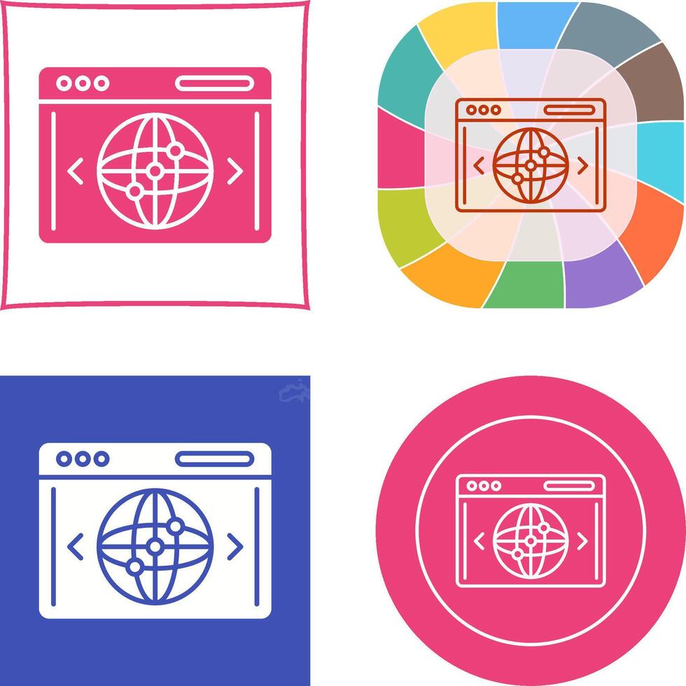 Website Icon Design vector