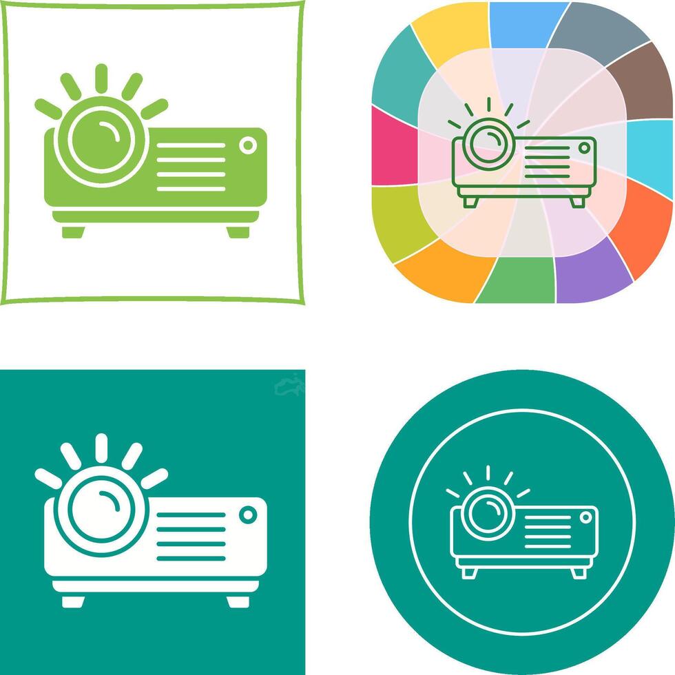 Projector Icon Design vector
