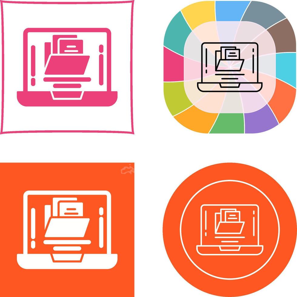 Collection Icon Design vector
