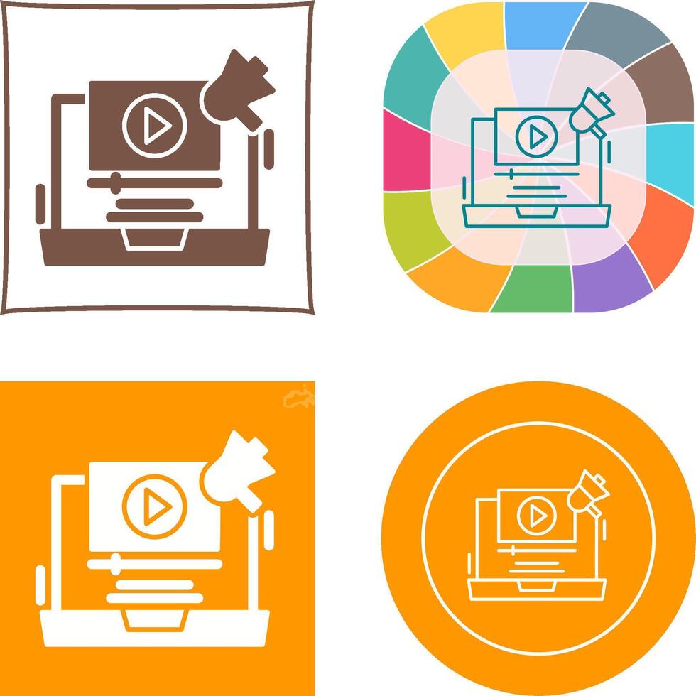 Marketing Icon Design vector