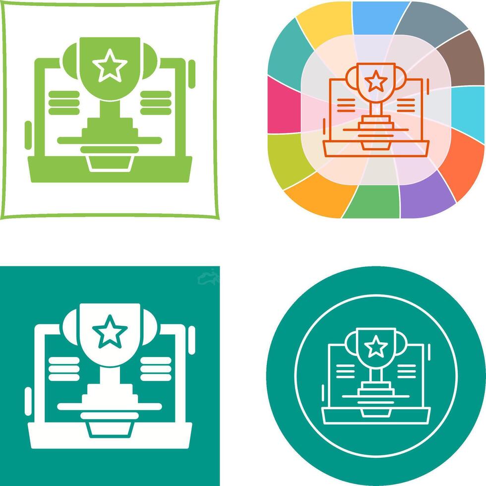 Trophy Icon Design vector