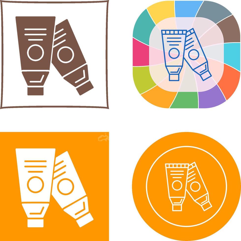 Paint Tube Icon Design vector