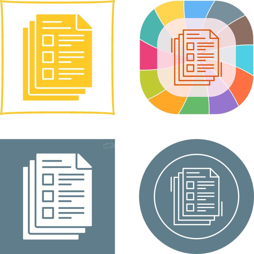Notes Icon Design vector