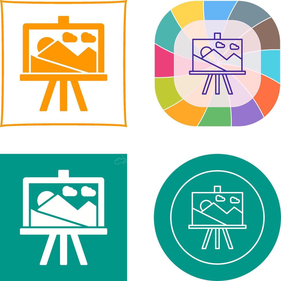 Canvas Icon Design vector