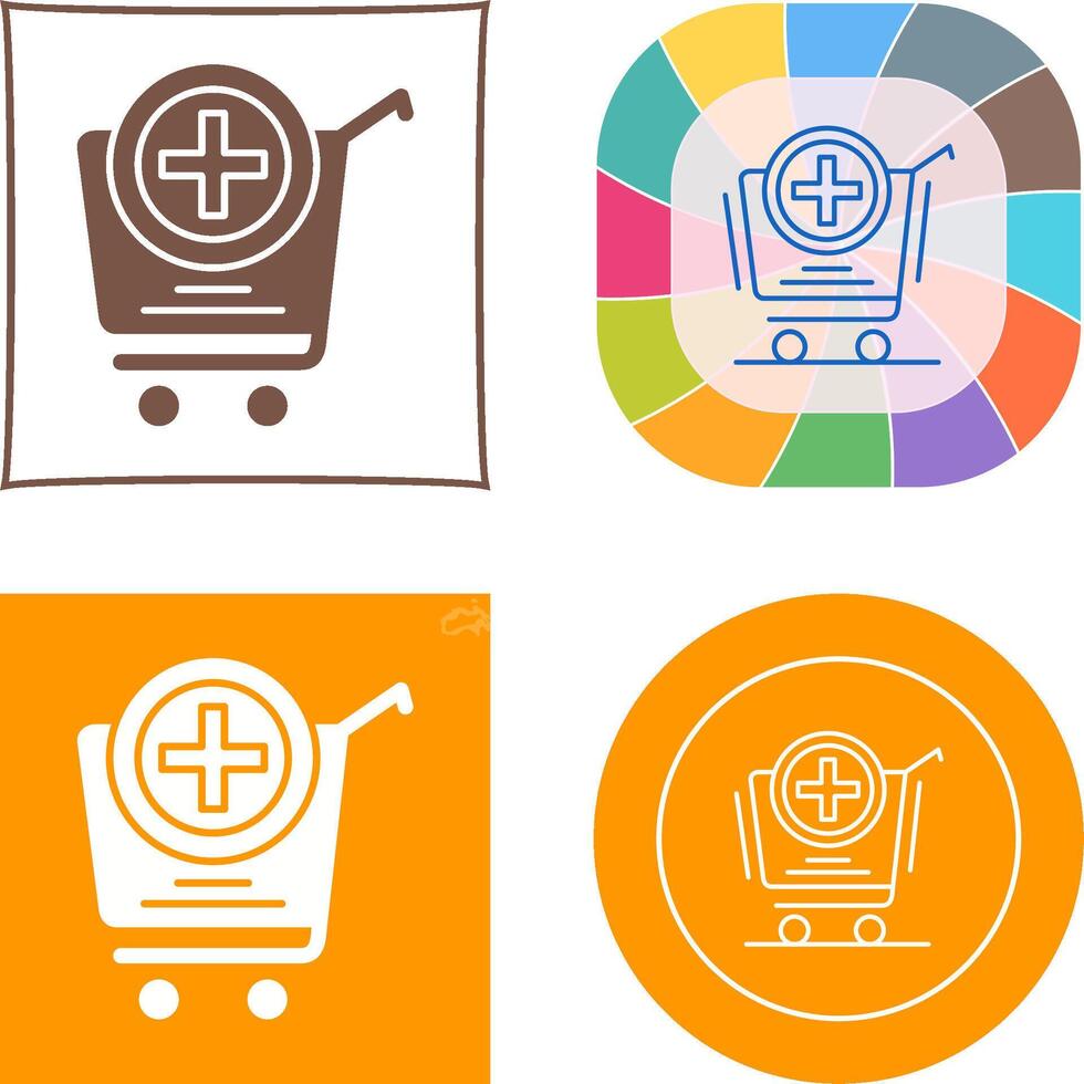 Add to Cart Icon Design vector