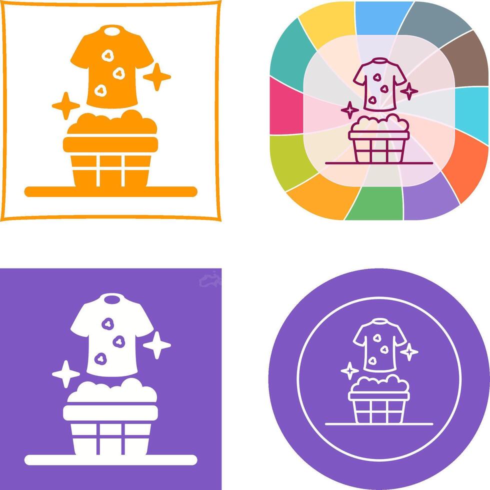 Laundry Icon Design vector