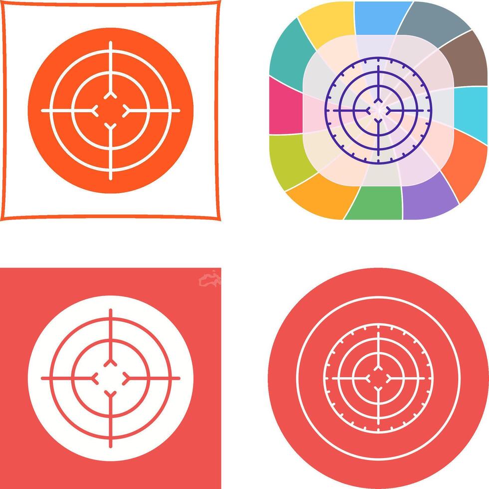 Target Icon Design vector