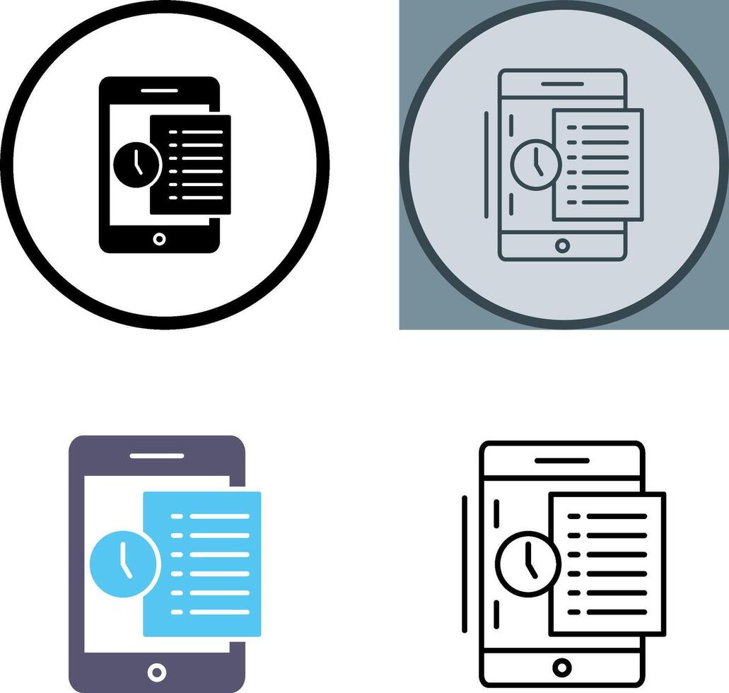 Online Quiz Icon Design vector