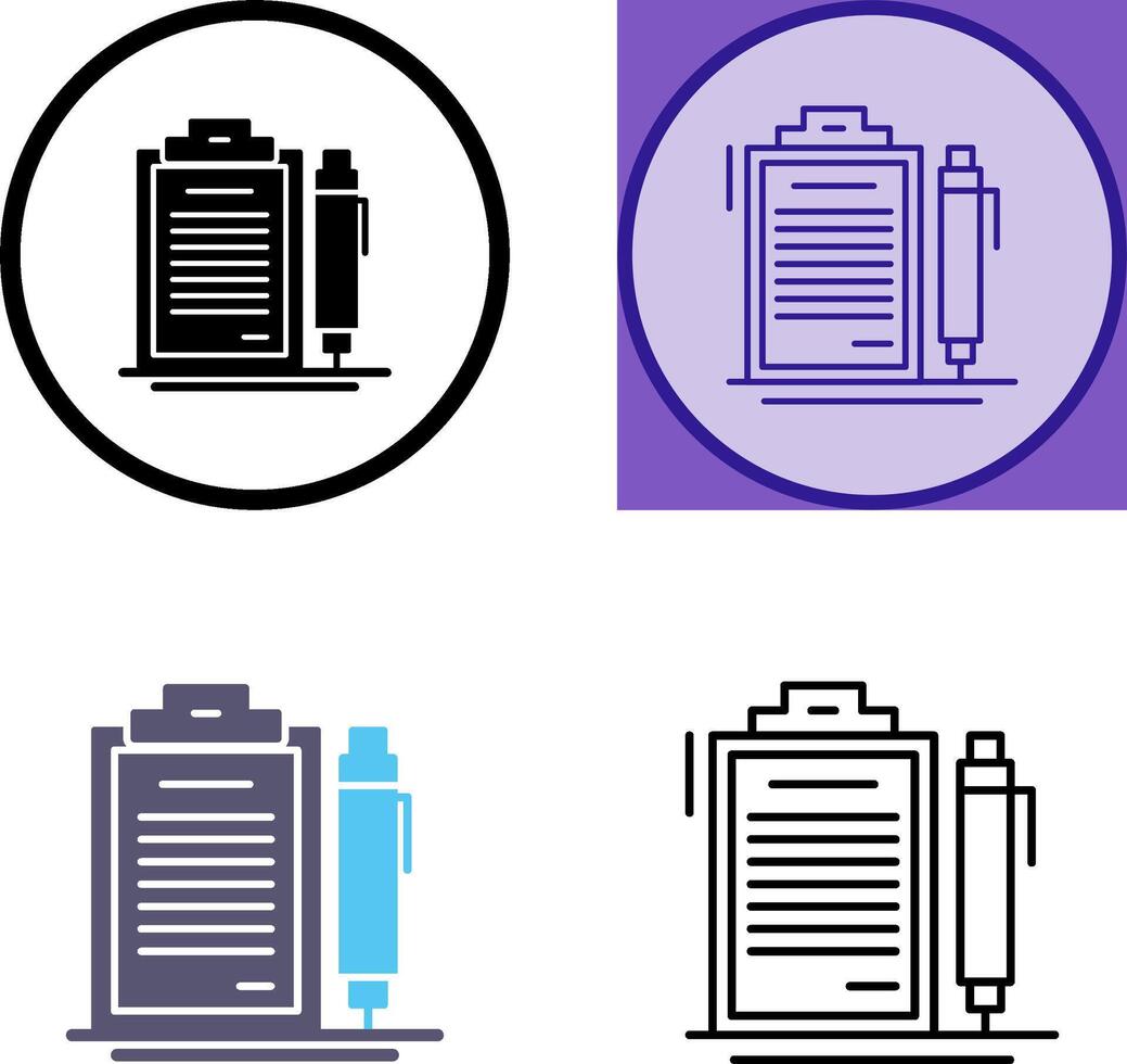 Contract Icon Design vector