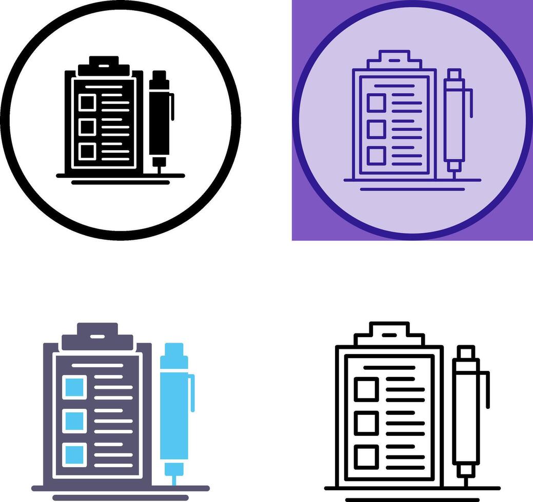 Check List Icon Design vector