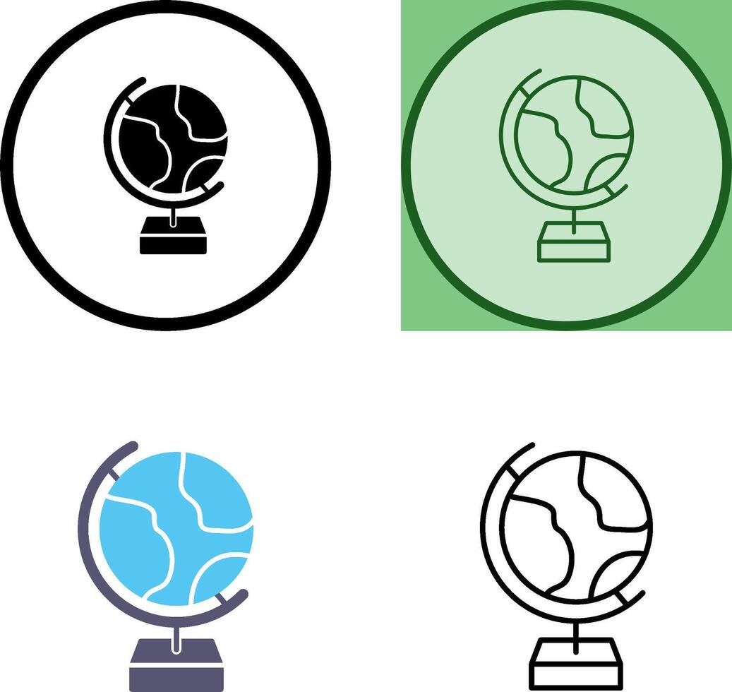 Globe Icon Design vector