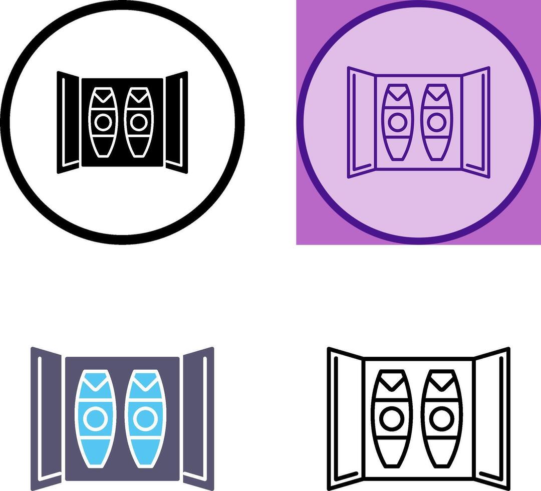 Cigar Box Icon Design vector