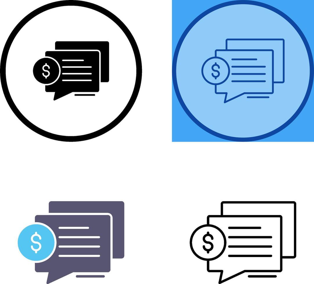 Dialog Icon Design vector