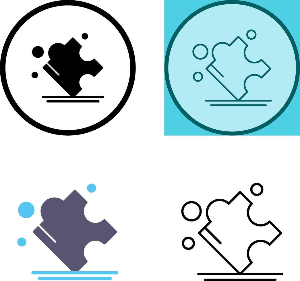 Puzzle Icon Design vector