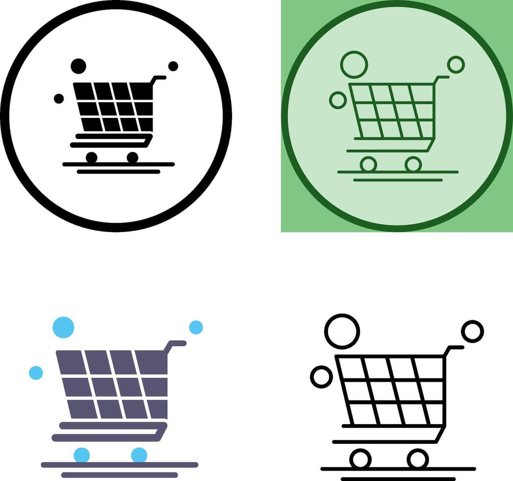 Trolley Icon Design vector