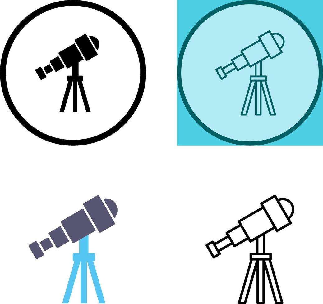 Telescope Icon Design vector