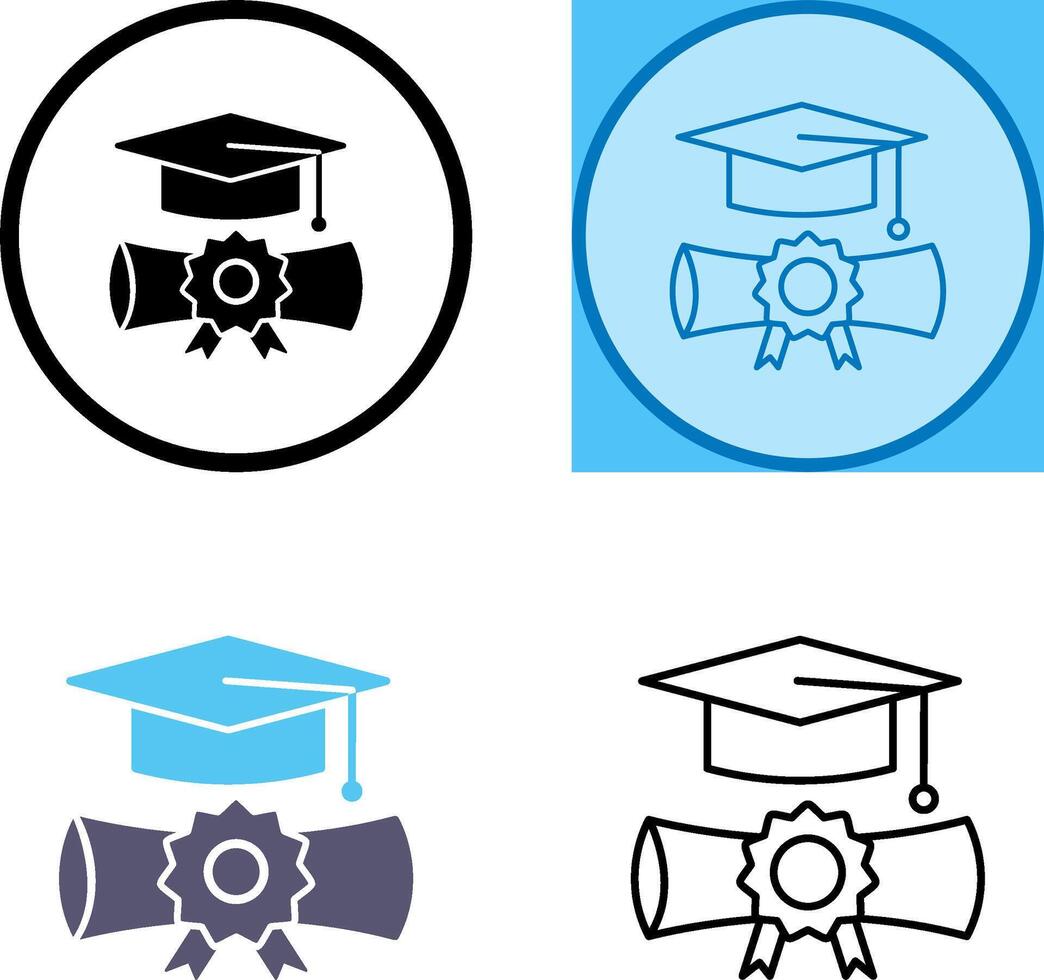 Graduation Icon Design vector