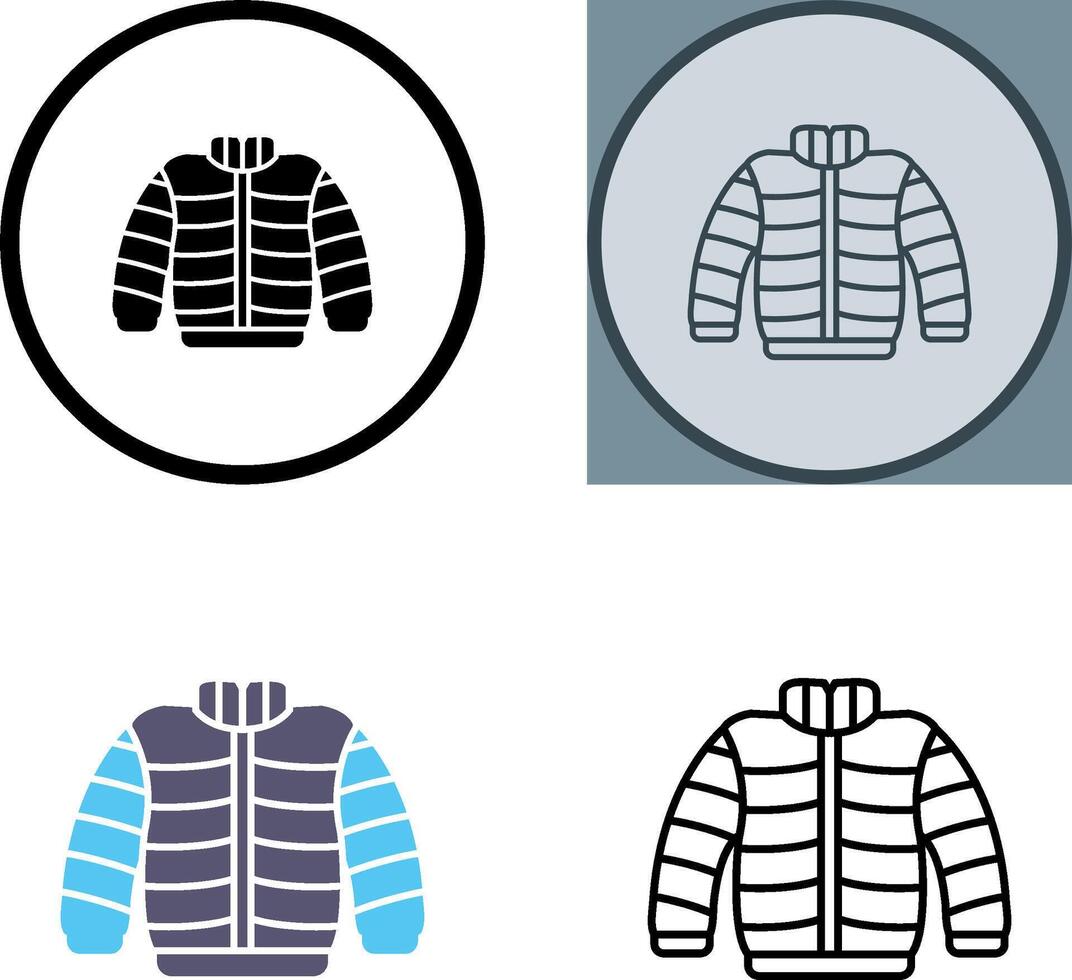 Winter Clothes Icon Design vector