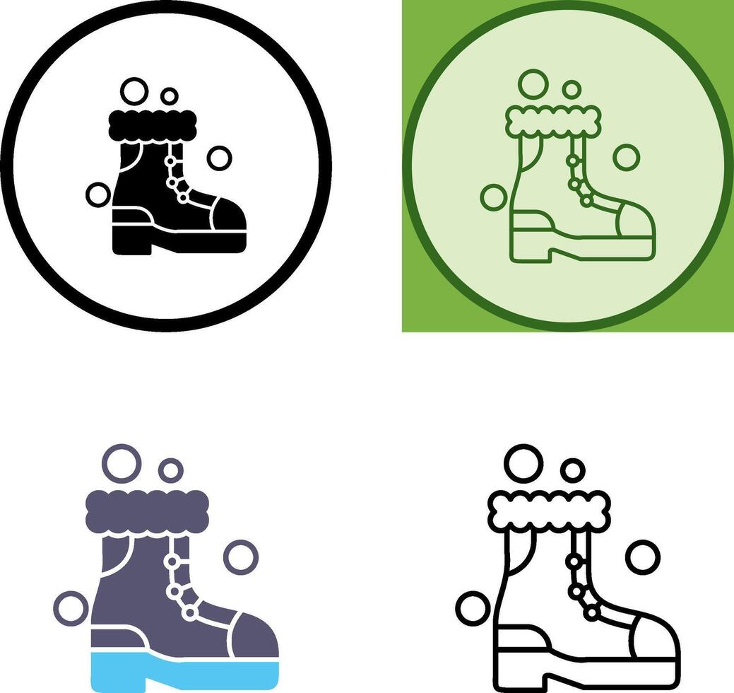 Snowshoes Icon Design vector