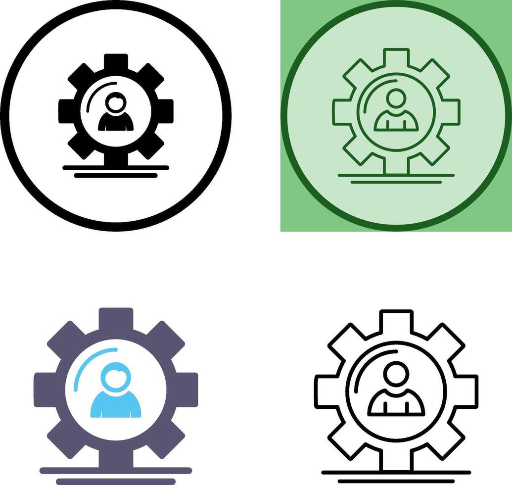 Management Icon Design vector