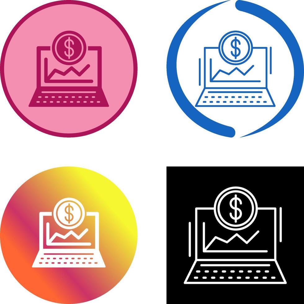 Laptop Icon Design vector